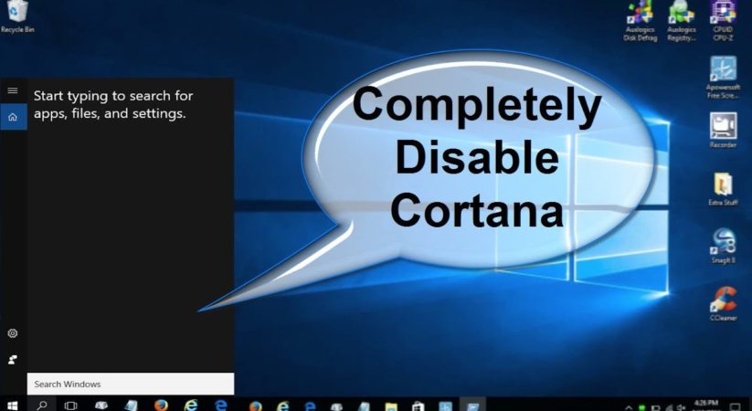 The most effective method to Quickly Remove Windows 10’s New Cortana App