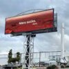 A bulletin outside of SpaceX central command focused on Elon Musk’s arrangements for planet colonization on Earth Day: ‘Mars sucks’