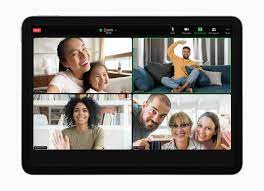 Any video conferencing application can utilize the iPad Pro’s extravagant zoom and dish camera