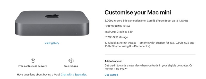 Apple quietly refreshes M1 Mac scaled down with discretionary 10 Gigabit Ethernet port