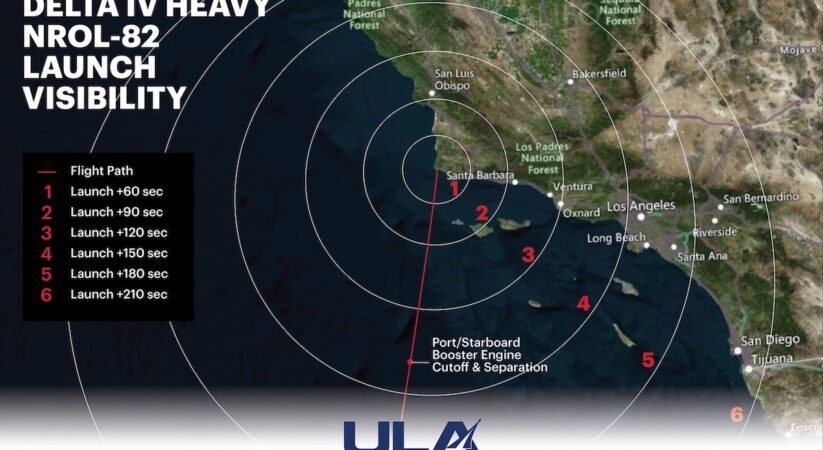 One of ULA’s four excess Delta 4 rockets set to dispatch from California