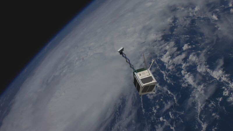 New wooden satellite is part promoting, part understudy project