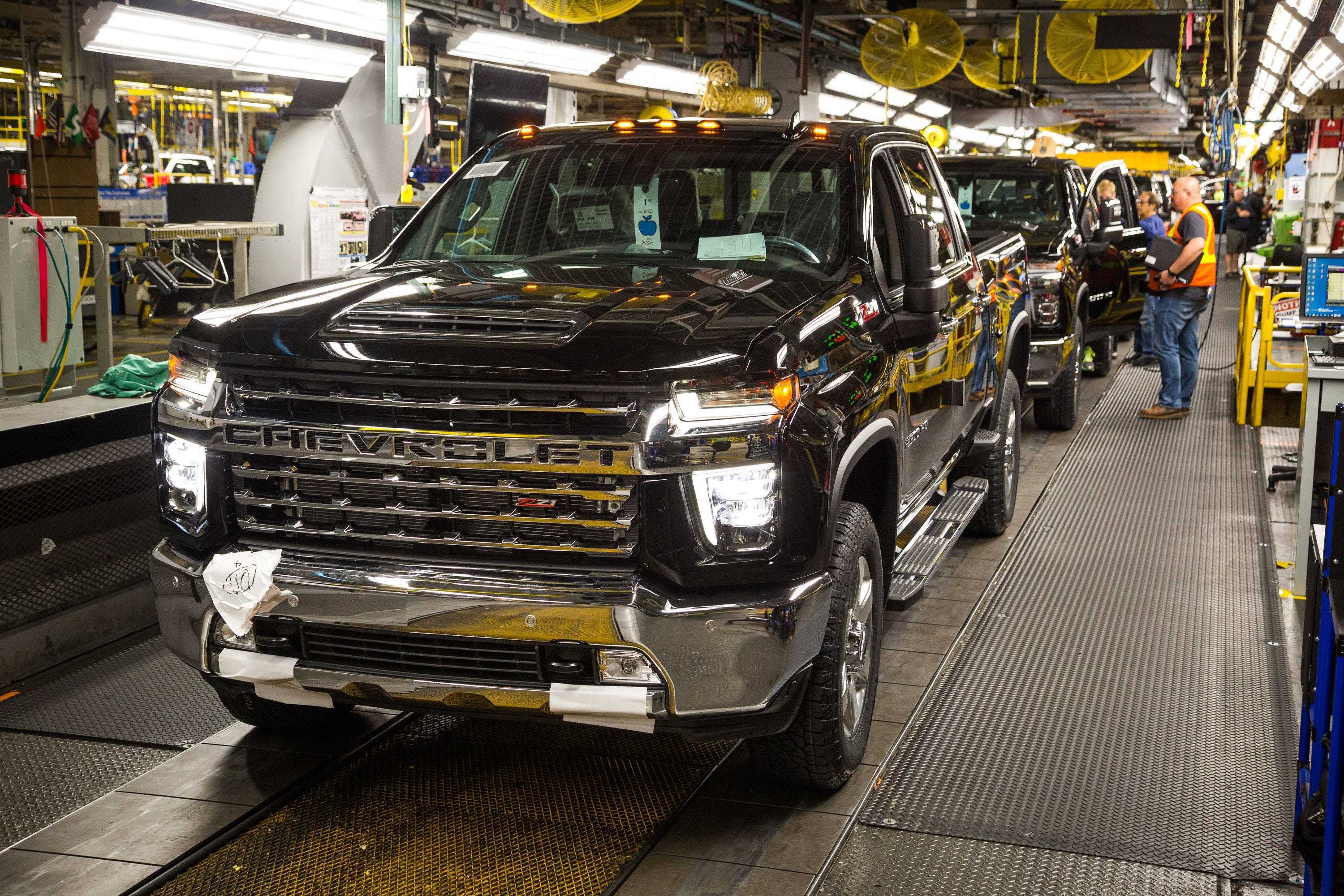 General Motors is closing down the majority of its pickup production for seven days